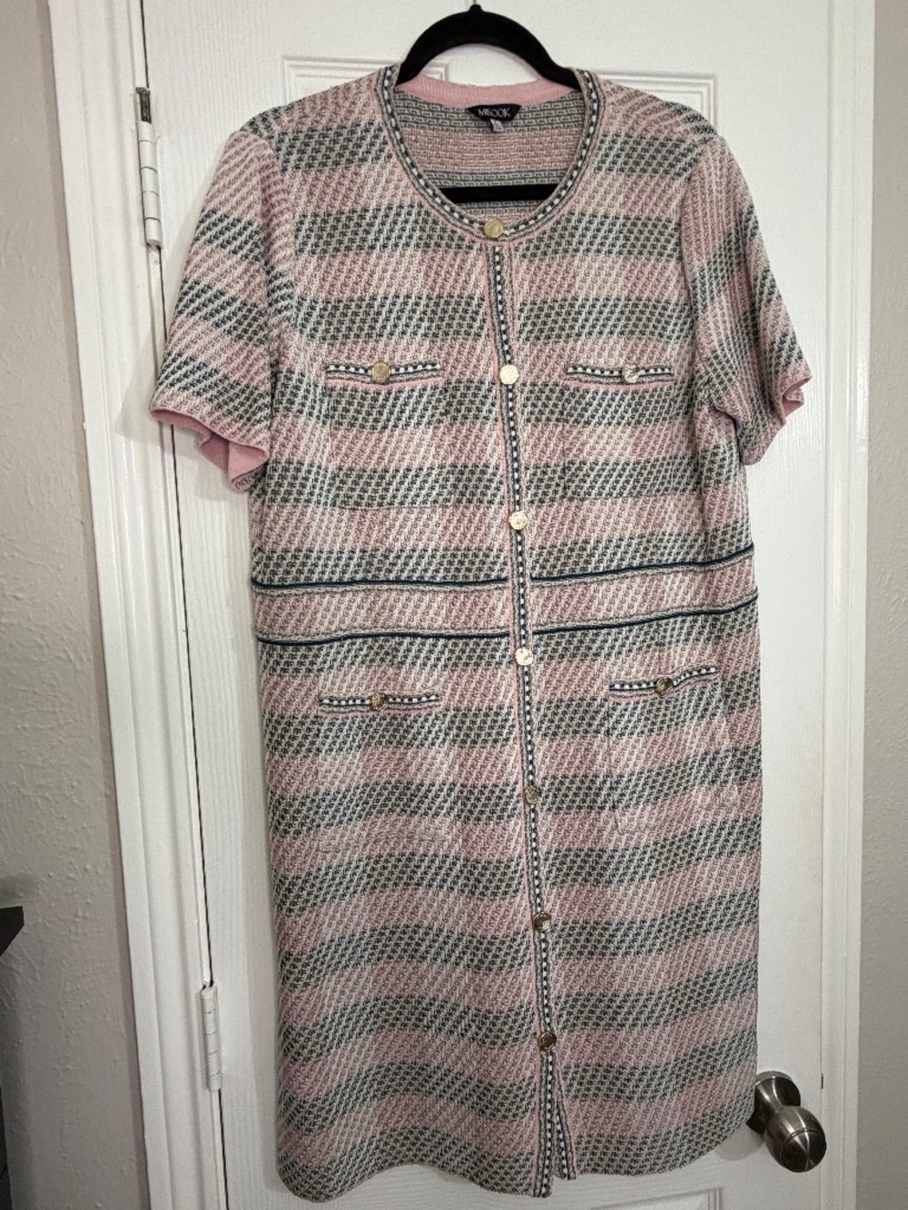 Designer knit dress